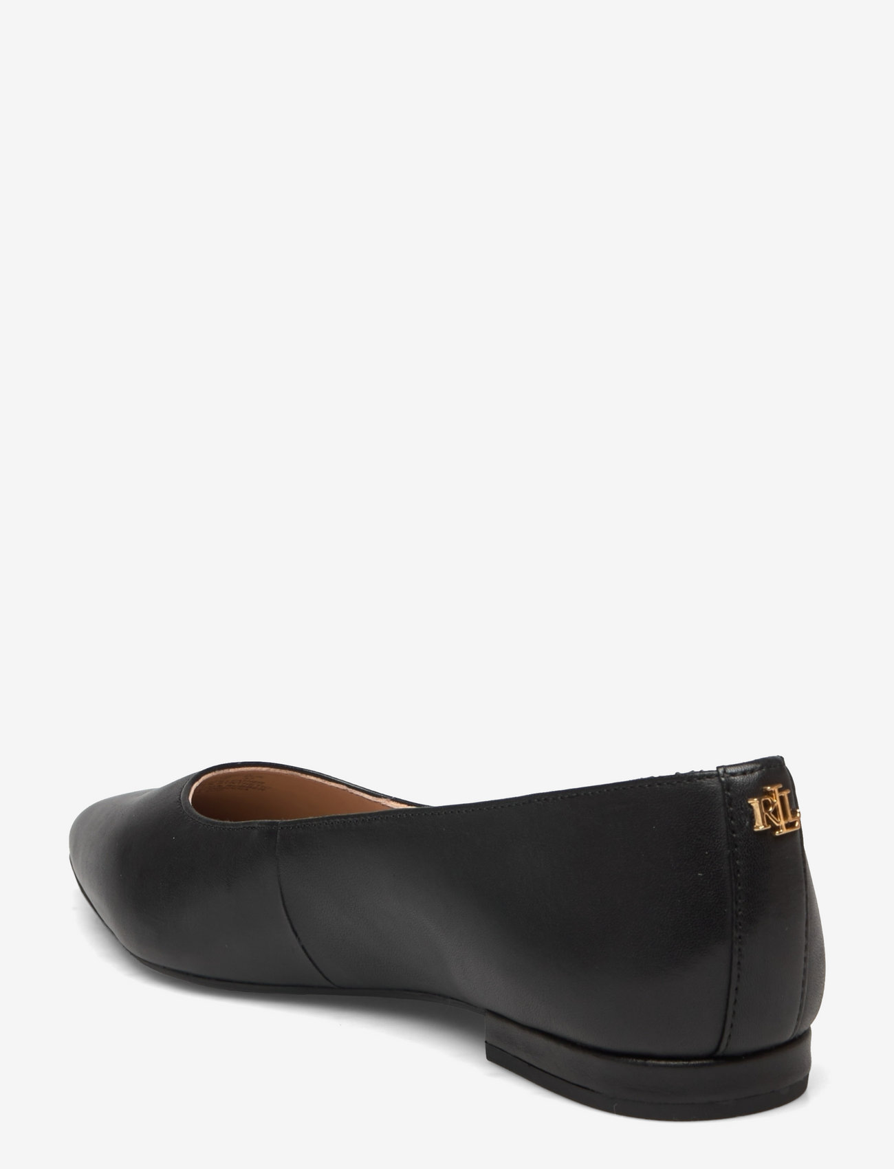 Lauren Ralph Lauren - Londyn Burnished Leather Ballet Flat - særlige begivenheder - black - 2