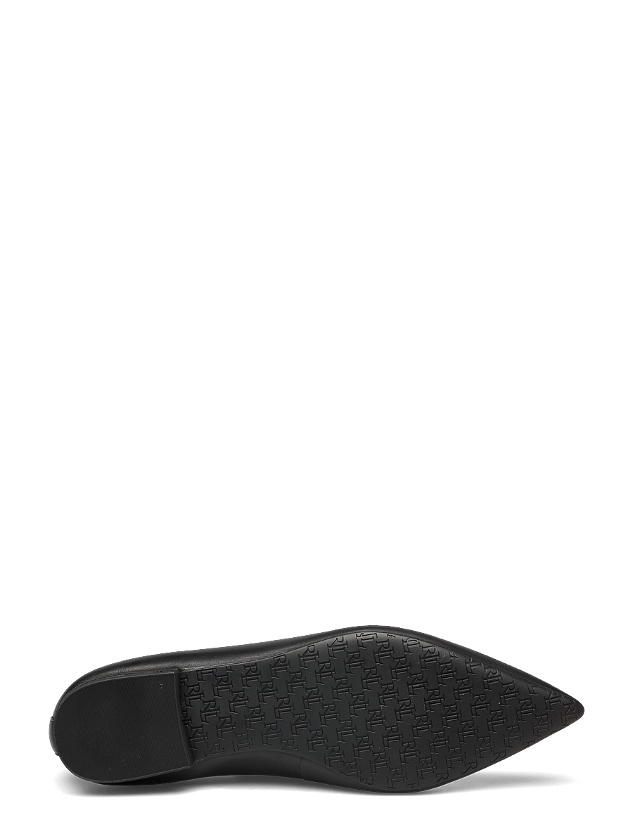 Lauren Ralph Lauren - Londyn Burnished Leather Ballet Flat - black - 4