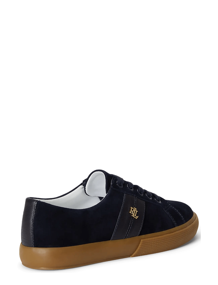 Lauren Ralph Lauren - KIDSUEDE/SOFTNAPPA-JANSON II-SK-VLC - niedrige sneaker - lauren navy/laure - 1