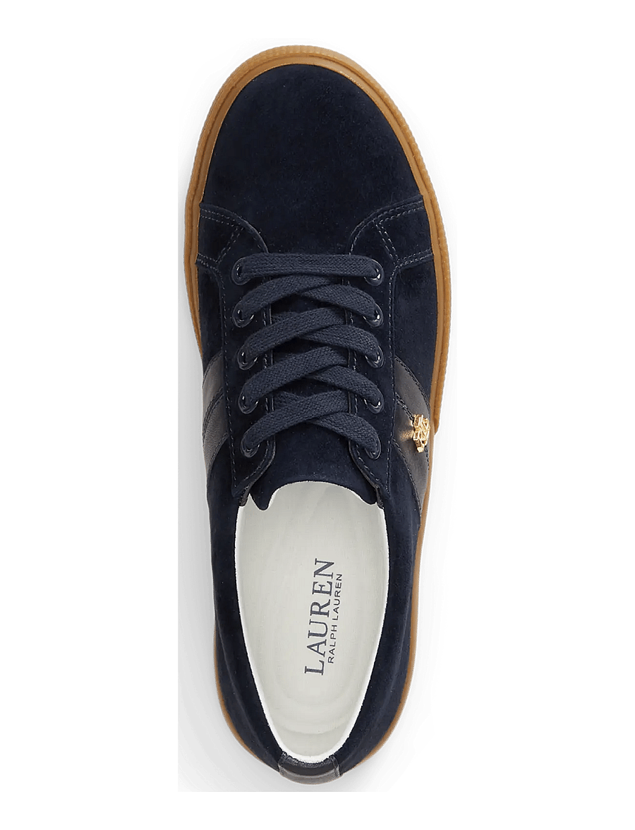 Lauren Ralph Lauren - KIDSUEDE/SOFTNAPPA-JANSON II-SK-VLC - niedrige sneaker - lauren navy/laure - 2
