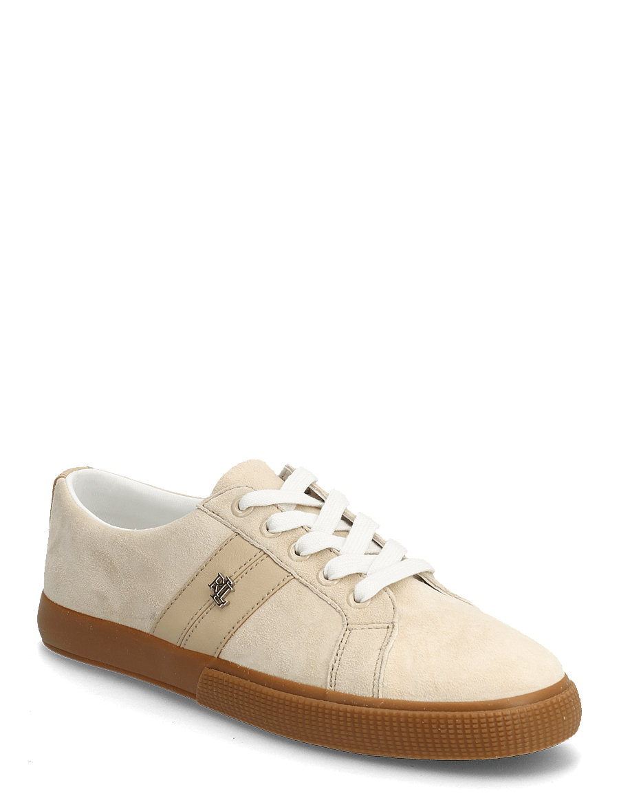 Lauren Ralph Lauren - KIDSUEDE/SOFTNAPPA-JANSON II-SK-VLC - lave sneakers - sand dune - 0