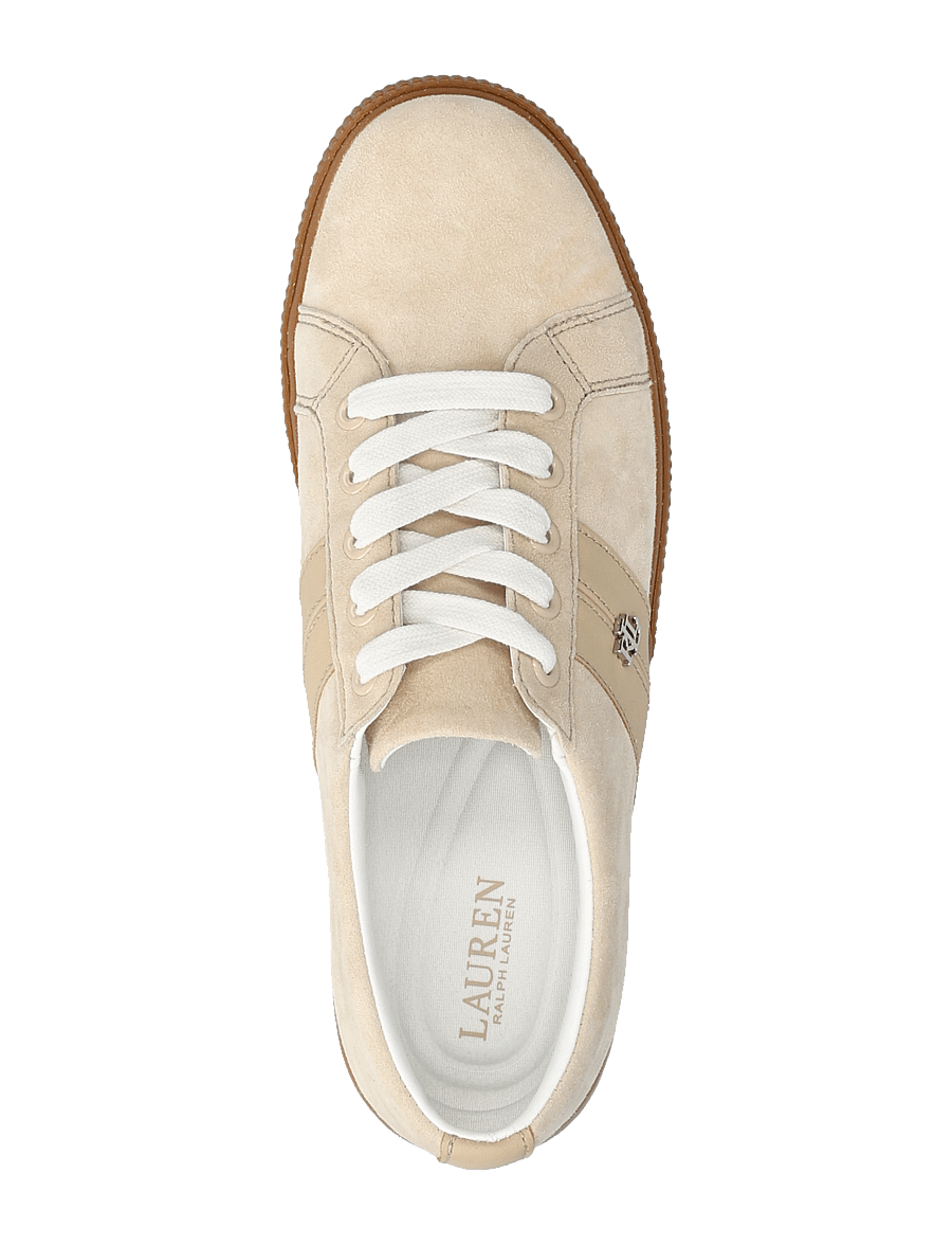 Lauren Ralph Lauren - KIDSUEDE/SOFTNAPPA-JANSON II-SK-VLC - lave sneakers - sand dune - 3
