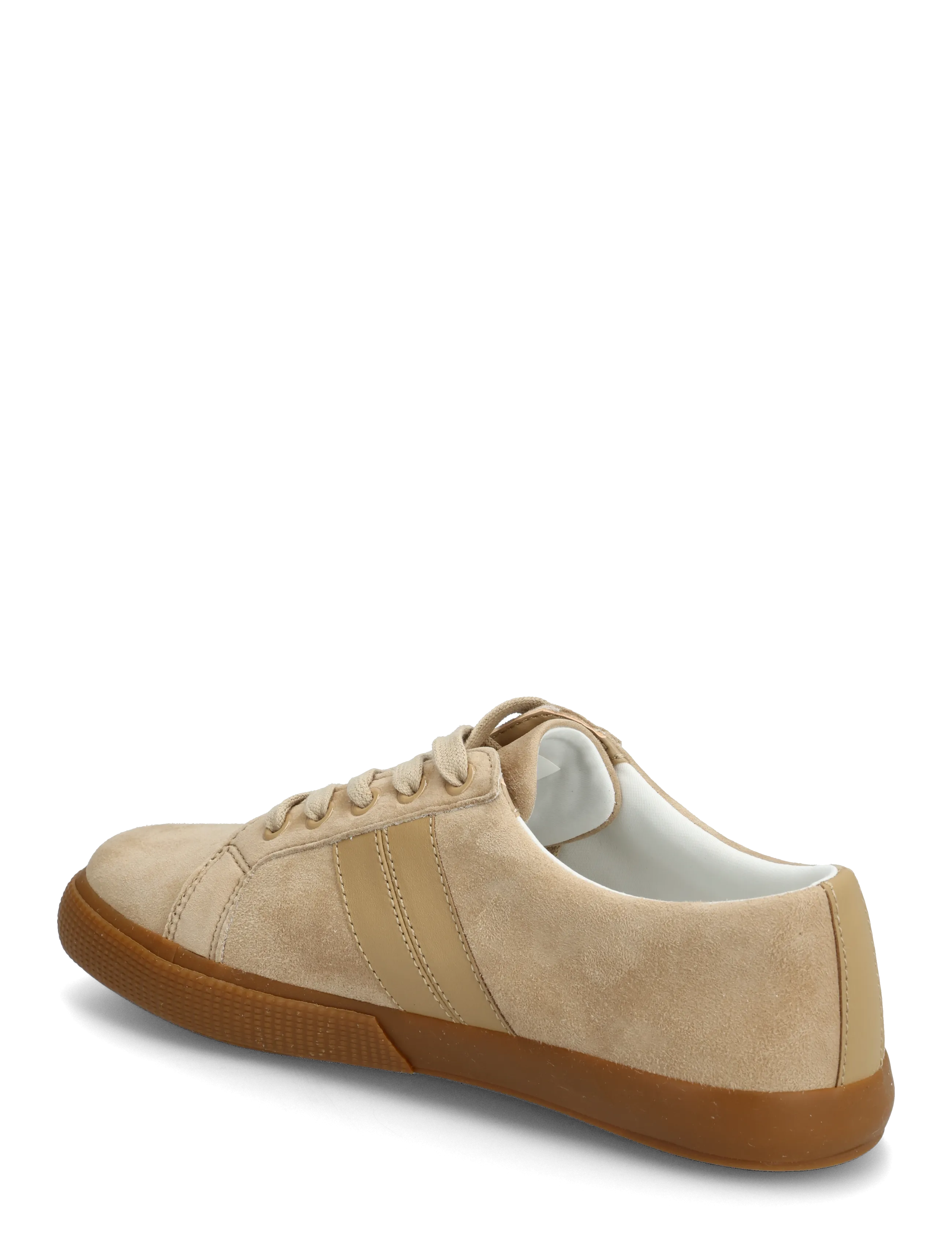 Lauren Ralph Lauren - Janson II Suede & Nappa Leather Sneaker - baskets basses - tan/tan - 2