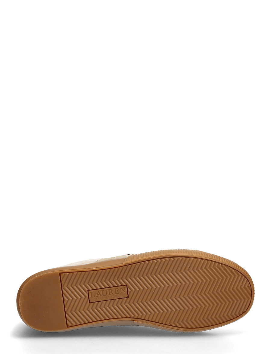 Lauren Ralph Lauren - Janson II Suede & Nappa Leather Sneaker - baskets basses - tan/tan - 4