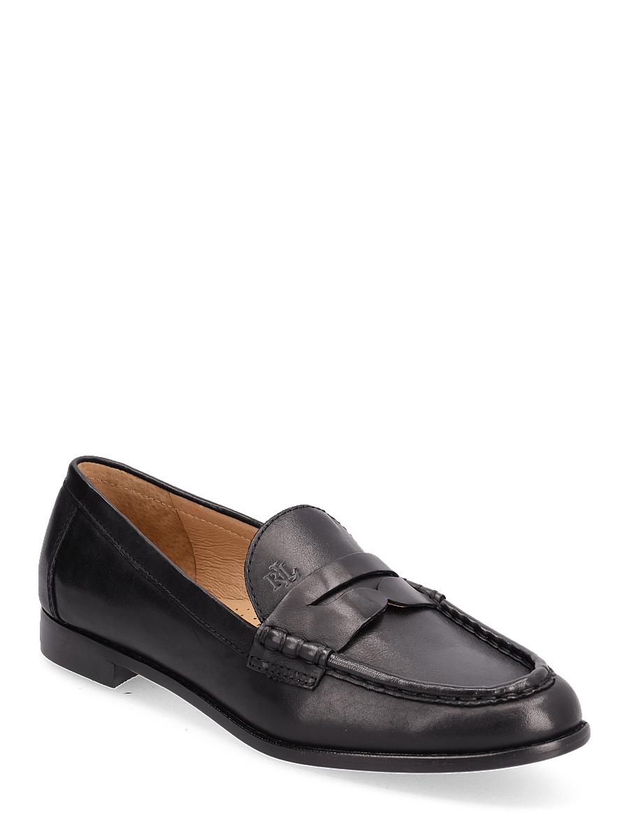 Lauren Ralph Lauren - Wynnie Burnished Leather Loafer - fashion trends - black - 0