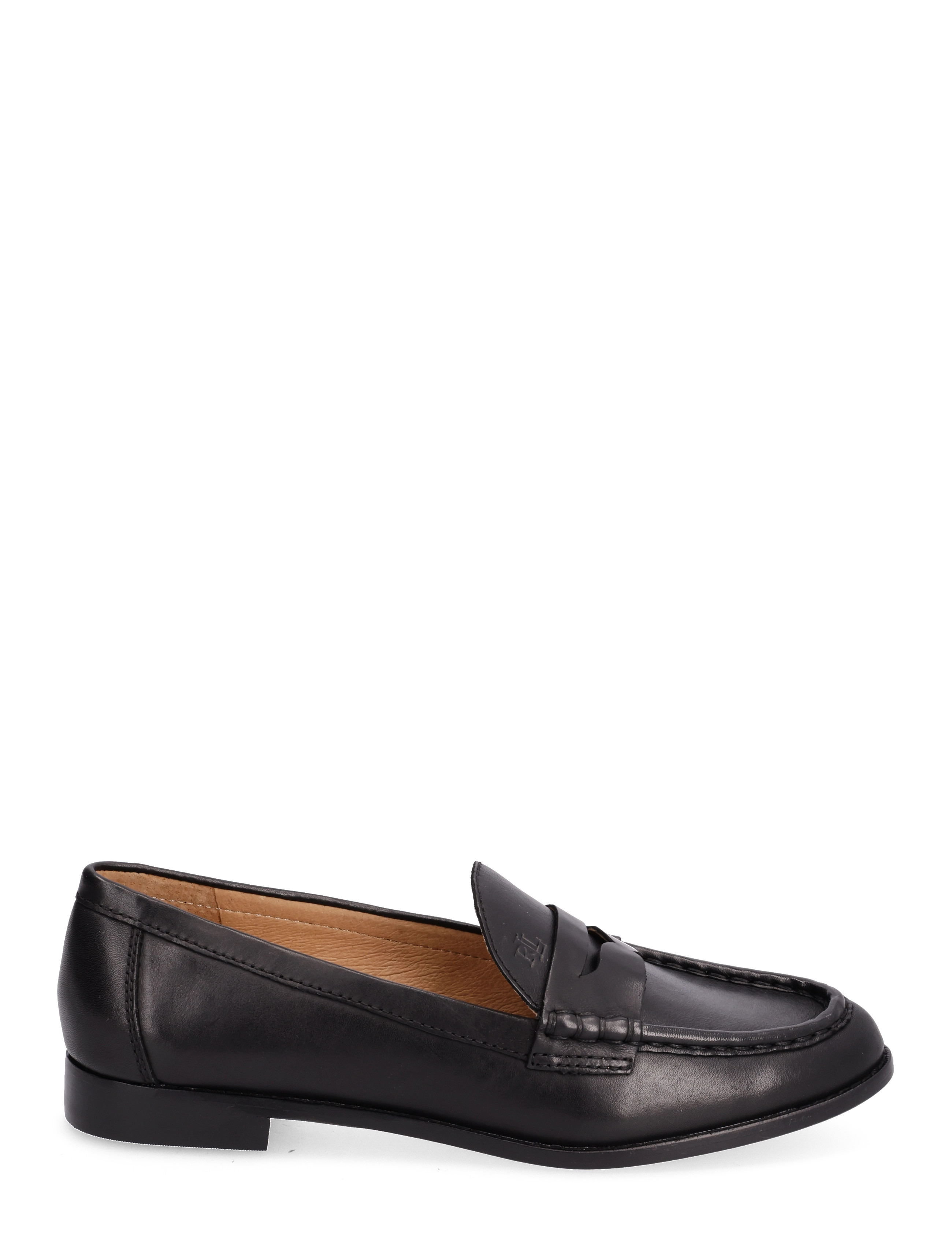 Lauren Ralph Lauren - Wynnie Burnished Leather Loafer - fashion trends - black - 1