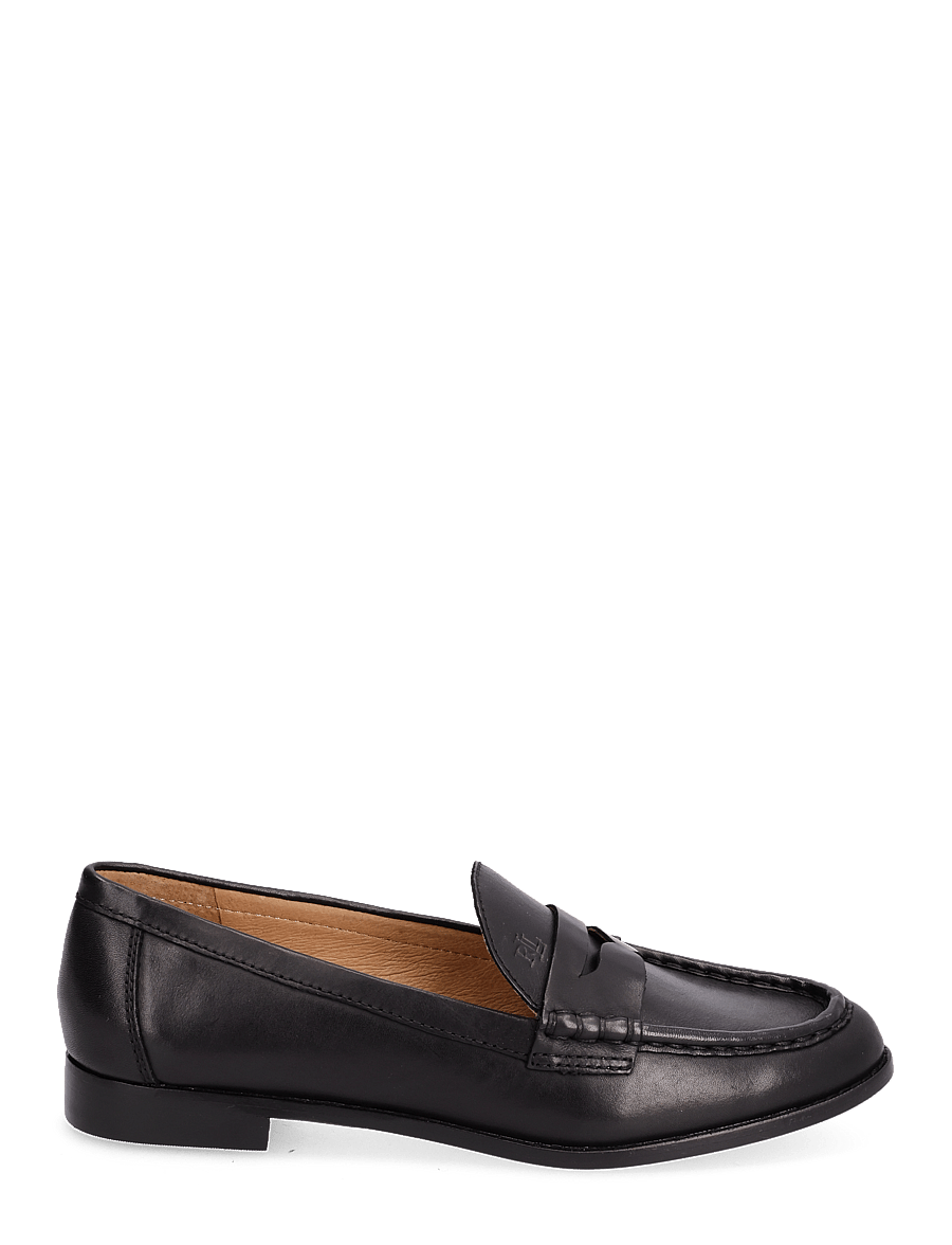 Lauren Ralph Lauren - Wynnie Burnished Leather Loafer - fashion trends - black - 1