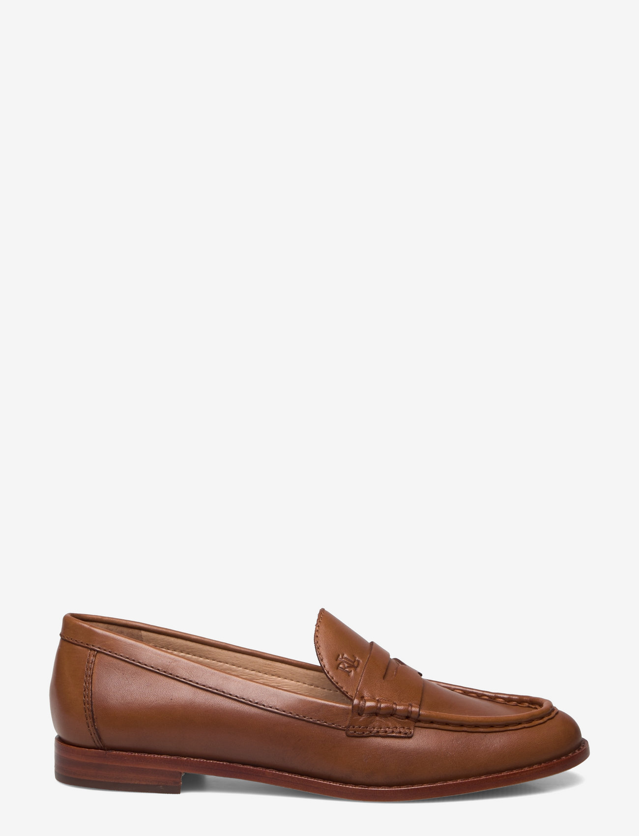 Lauren Ralph Lauren - Wynnie Burnished Leather Loafer - speciella tillfällen - deep saddle tan - 1