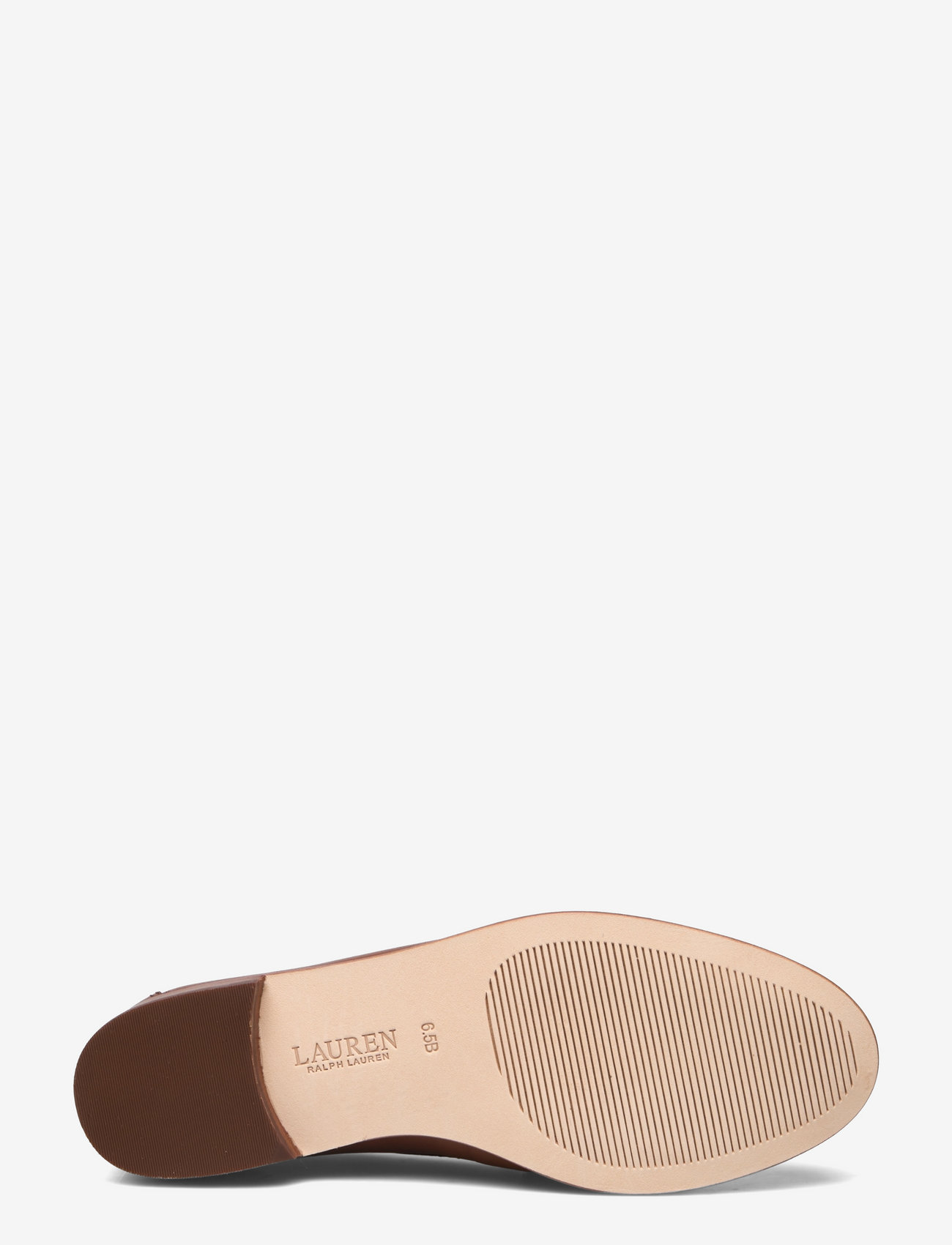 Lauren Ralph Lauren - Wynnie Burnished Leather Loafer - speciella tillfällen - deep saddle tan - 4