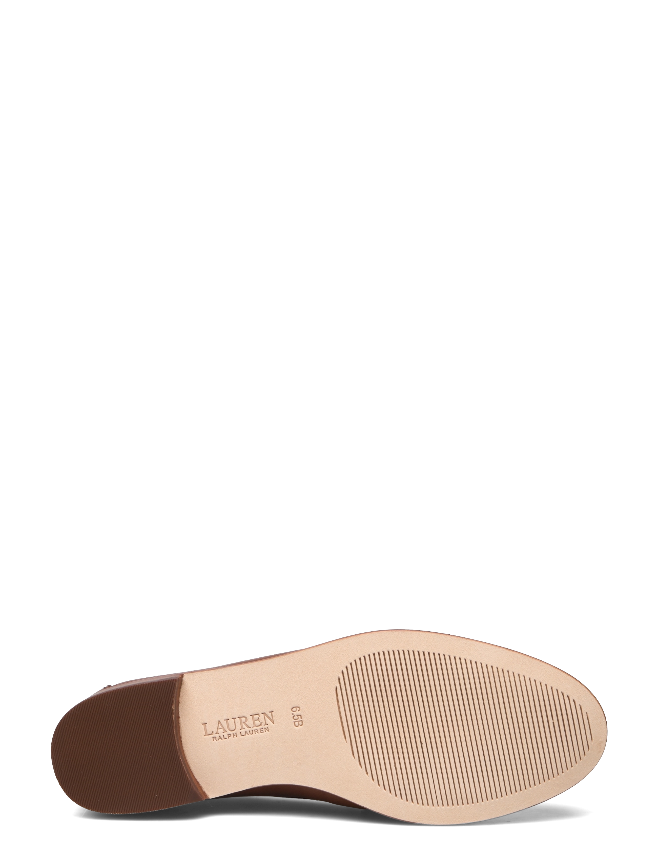Lauren Ralph Lauren - Wynnie Burnished Leather Loafer - fashion trends - deep saddle tan - 4