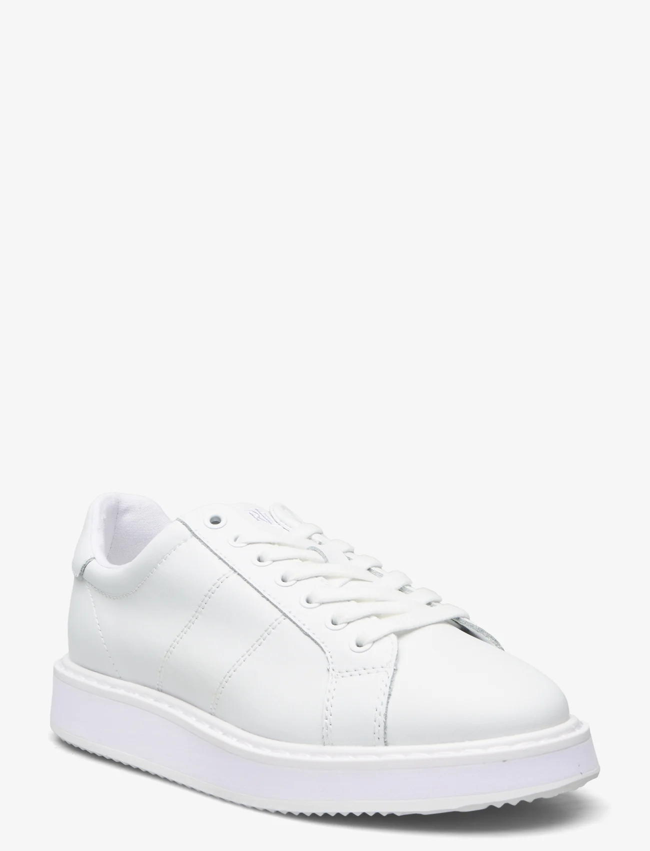Lauren Ralph Lauren - Angeline IV Action Leather Sneaker - low top sneakers - rl white/rl white - 0