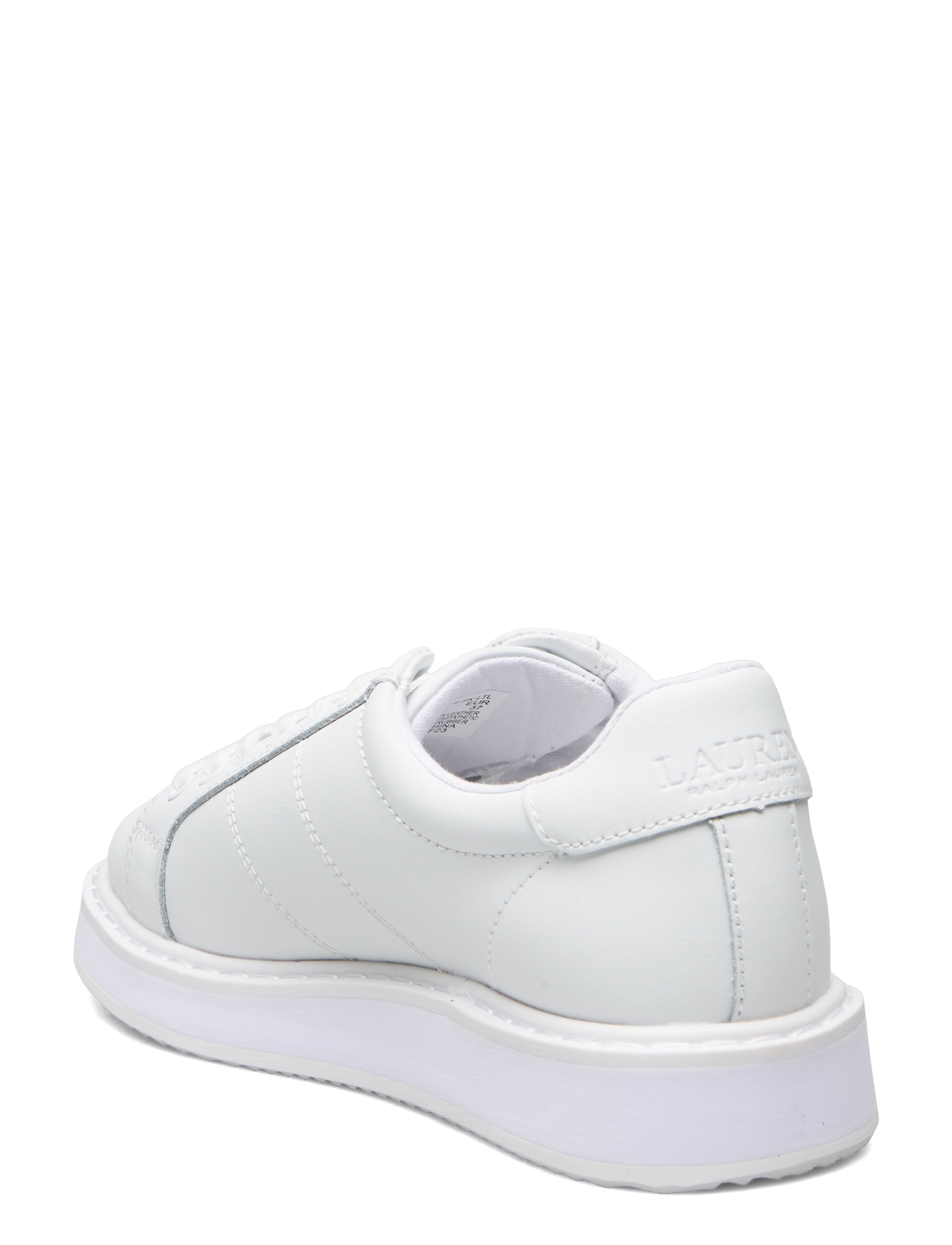 Lauren Ralph Lauren - Angeline IV Action Leather Sneaker - rl white/rl white - 2
