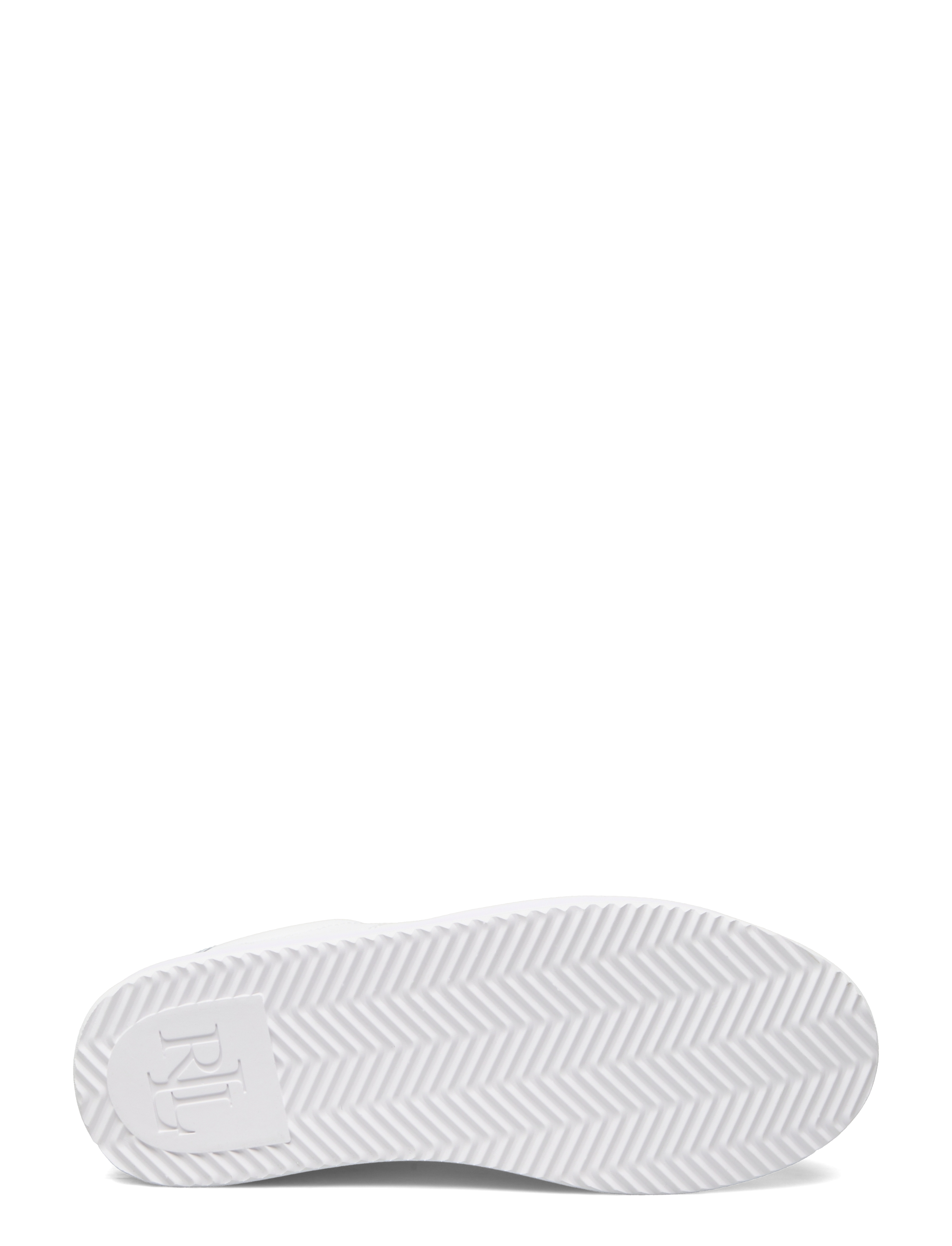 Lauren Ralph Lauren - Angeline IV Action Leather Sneaker - rl white/rl white - 4