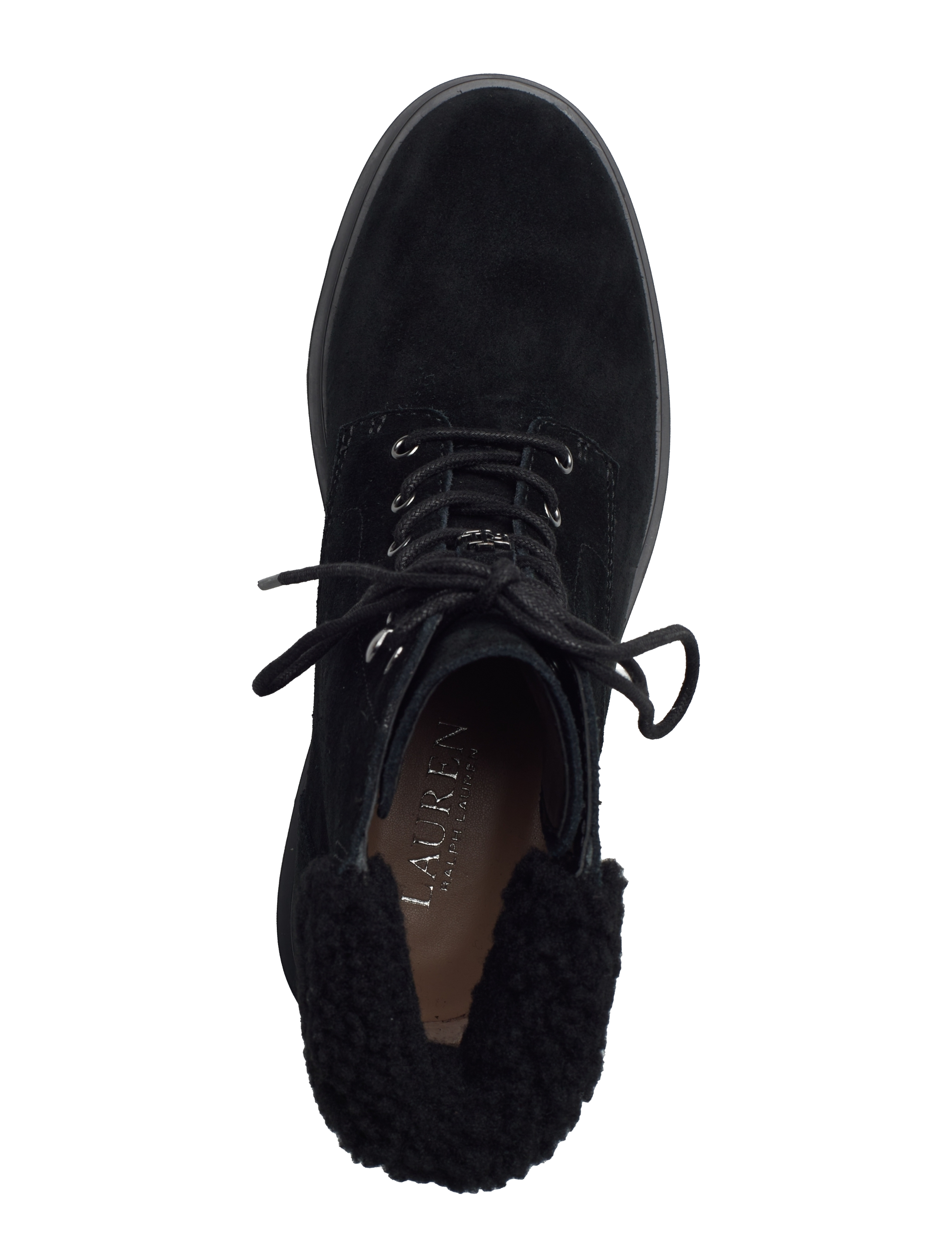 Lauren Ralph Lauren - Carlee Suede Bootie - black/black - 3