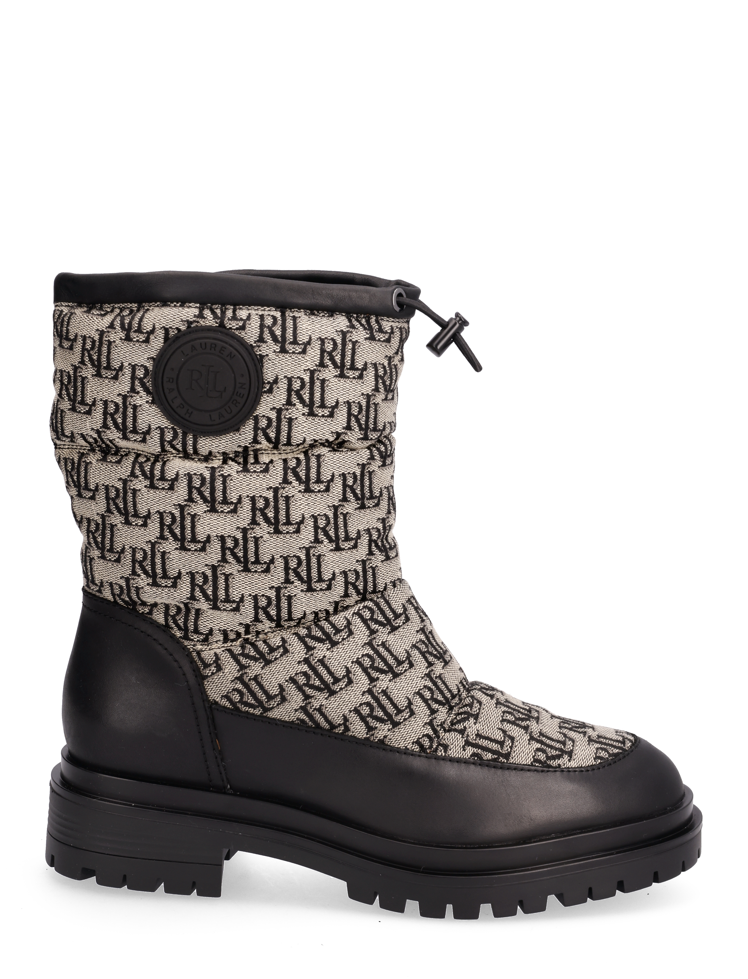 Lauren Ralph Lauren - MNGJACQ/WPBRNCALF-COREE-BO-BTE - black-black/black - 1