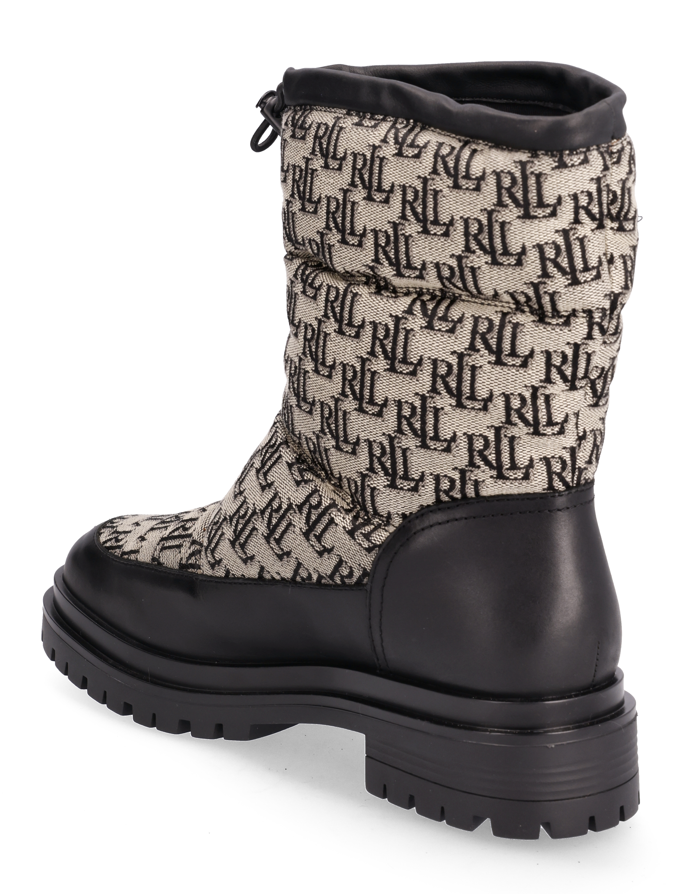 Lauren Ralph Lauren - MNGJACQ/WPBRNCALF-COREE-BO-BTE - black-black/black - 2