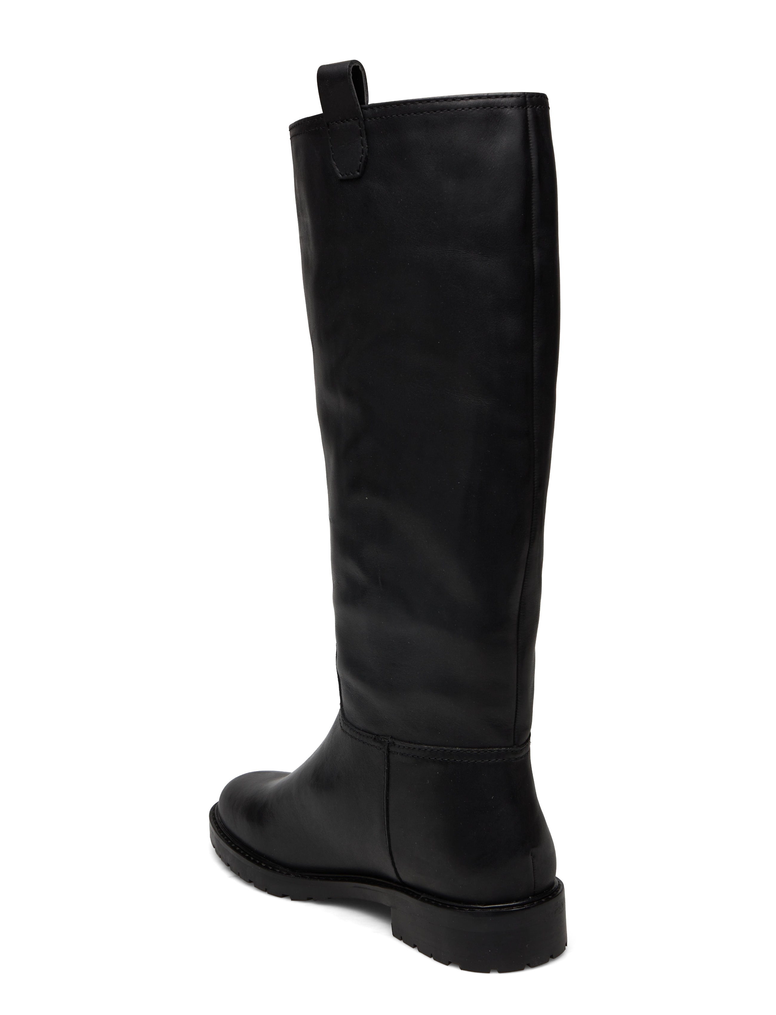 Lauren Ralph Lauren - Elden Burnished Leather Riding Boot - black - 2
