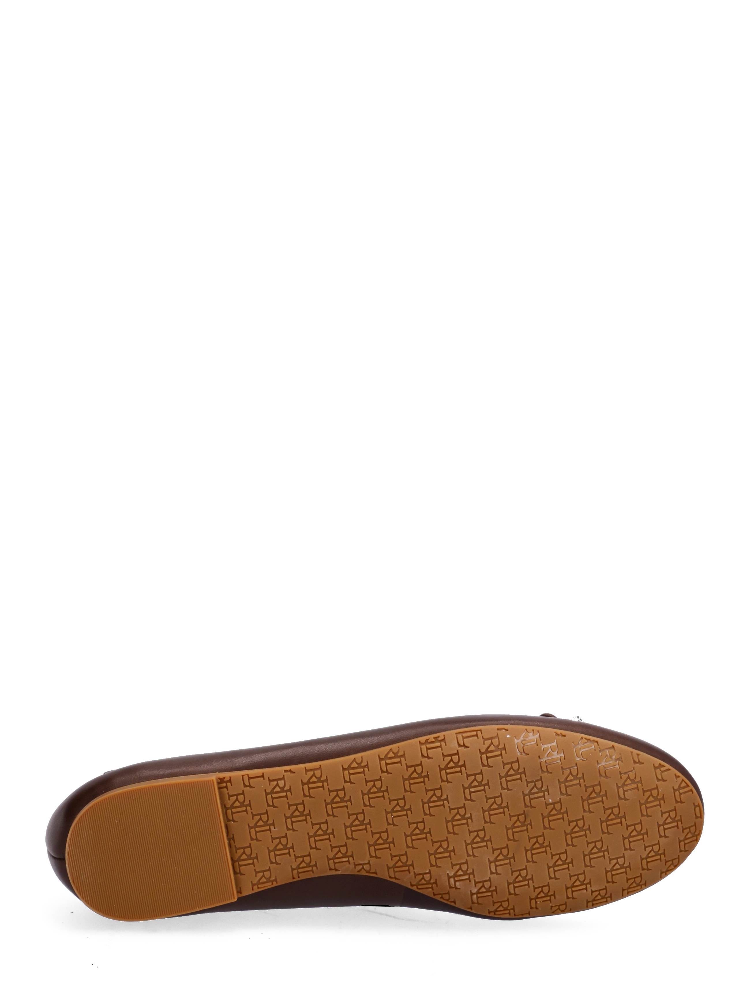 Lauren Ralph Lauren - Jayna Burnished Leather Flat - chestnut brown - 4