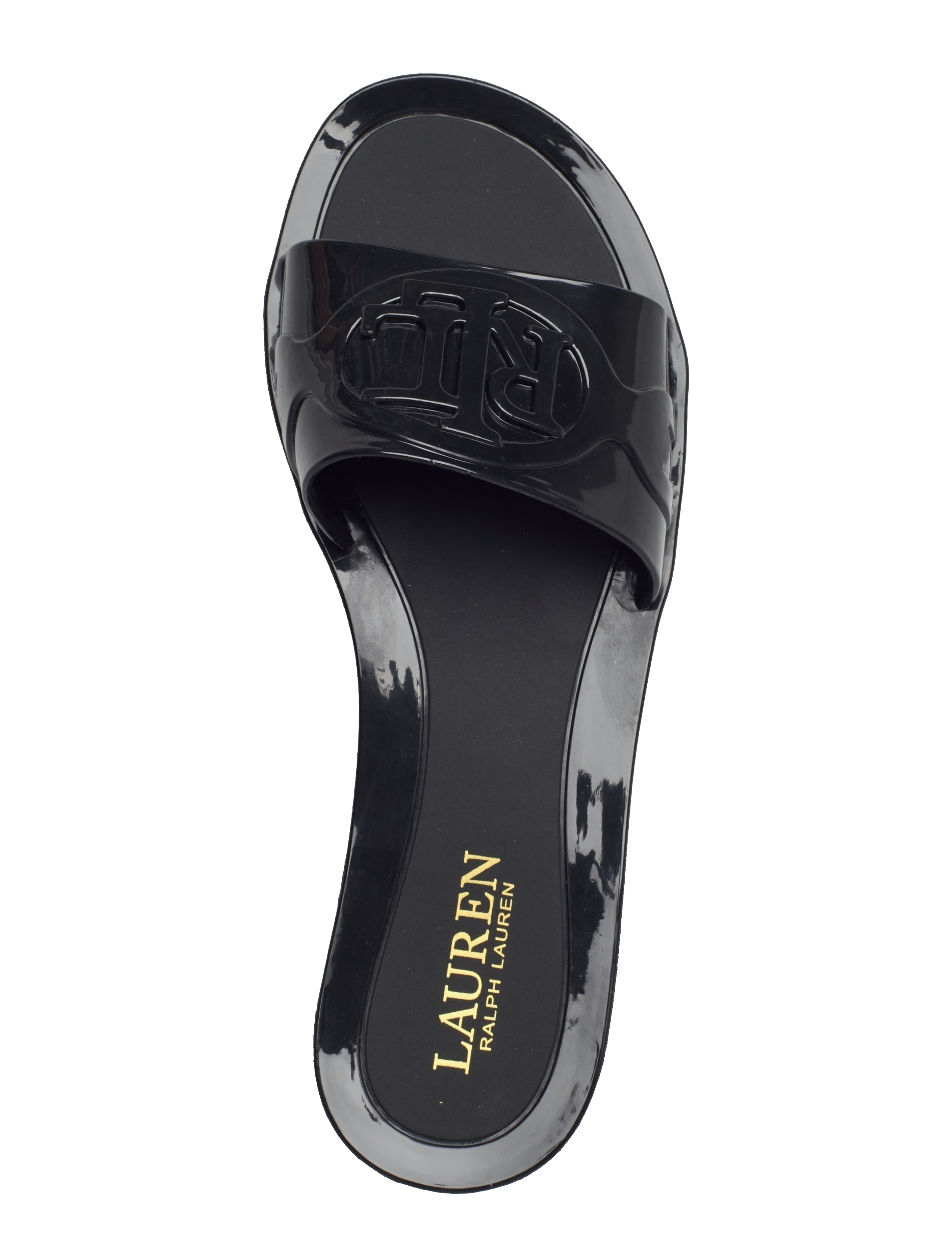 Lauren Ralph Lauren - Alegra Jelly Slide Sandal - black - 3
