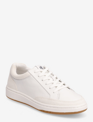 Hailey Leather & Suede Sneaker - SNOW WHITE/CLUB H