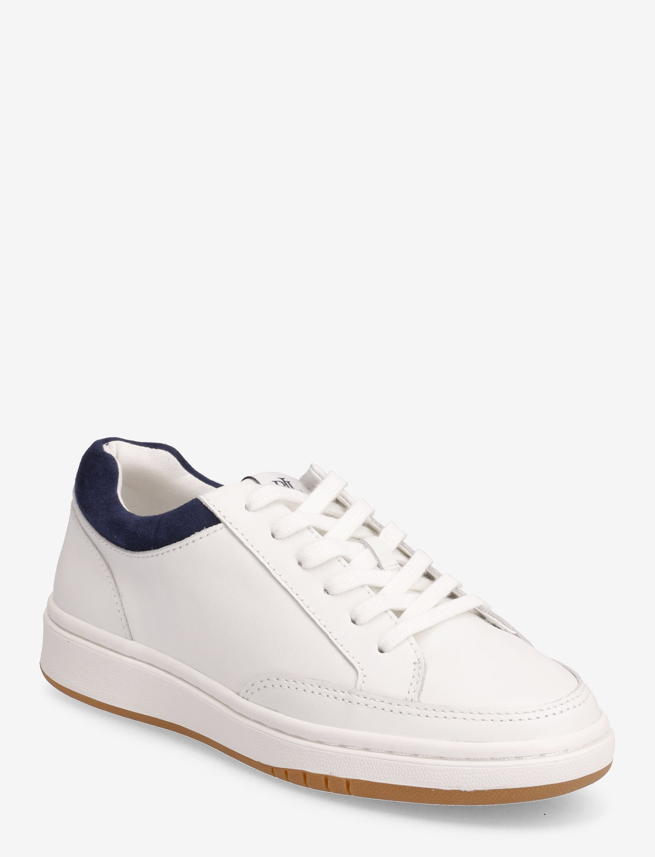 Lauren Ralph Lauren - Hailey Leather & Suede Sneaker - sportiniai bateliai žemu aulu - white - 0