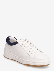 Hailey Leather & Suede Sneaker - WHITE