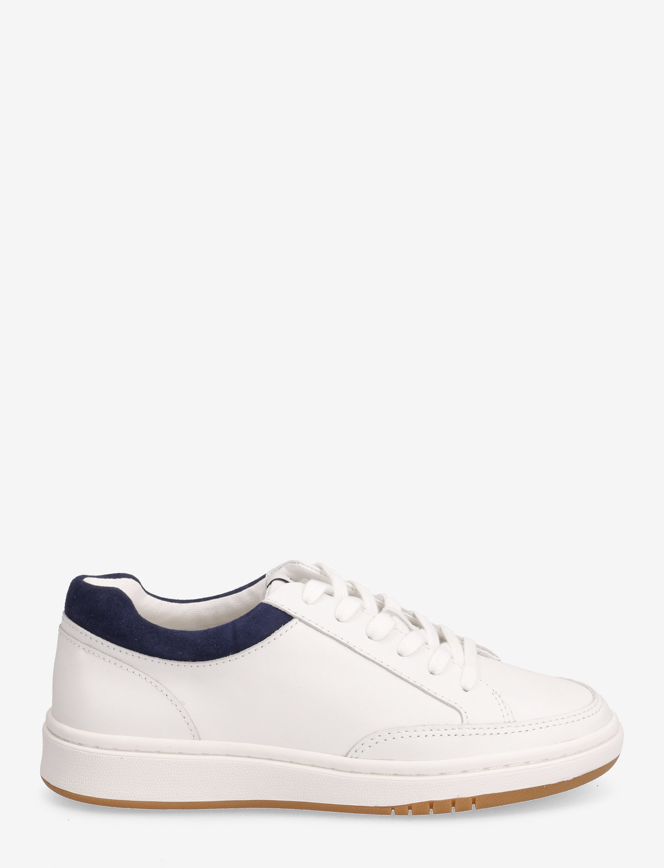Lauren Ralph Lauren - Hailey Leather & Suede Sneaker - sportiniai bateliai žemu aulu - white - 1