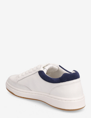 Lauren Ralph Lauren - Hailey Leather & Suede Sneaker - sportiniai bateliai žemu aulu - white - 2