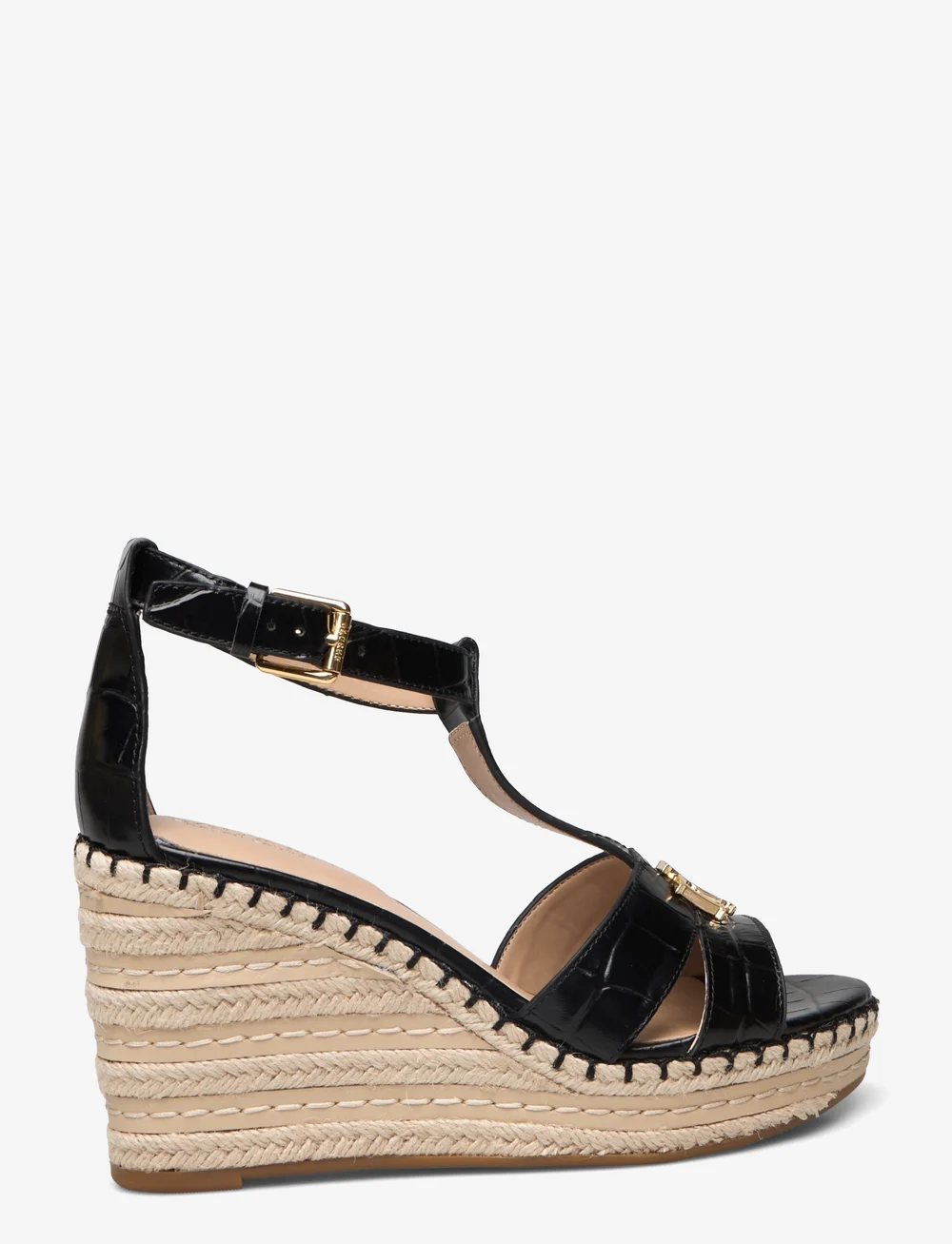 Lauren Ralph Lauren Large Croc Emboss hale Ii es wed Wedges Boozt