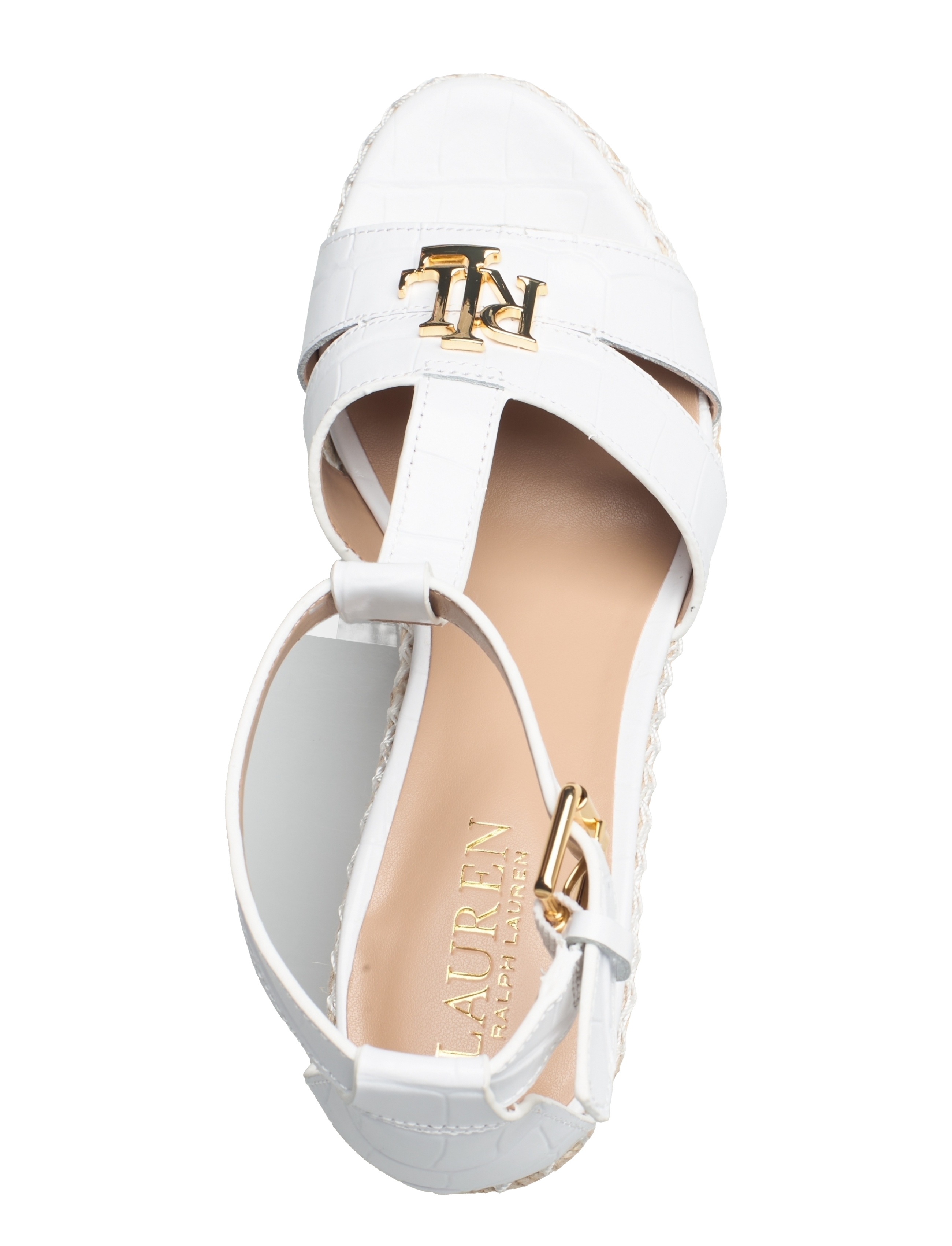 Lauren Ralph Lauren - LARGE CROC EMBOSS-HALE II-ES-WED - rl white - 3