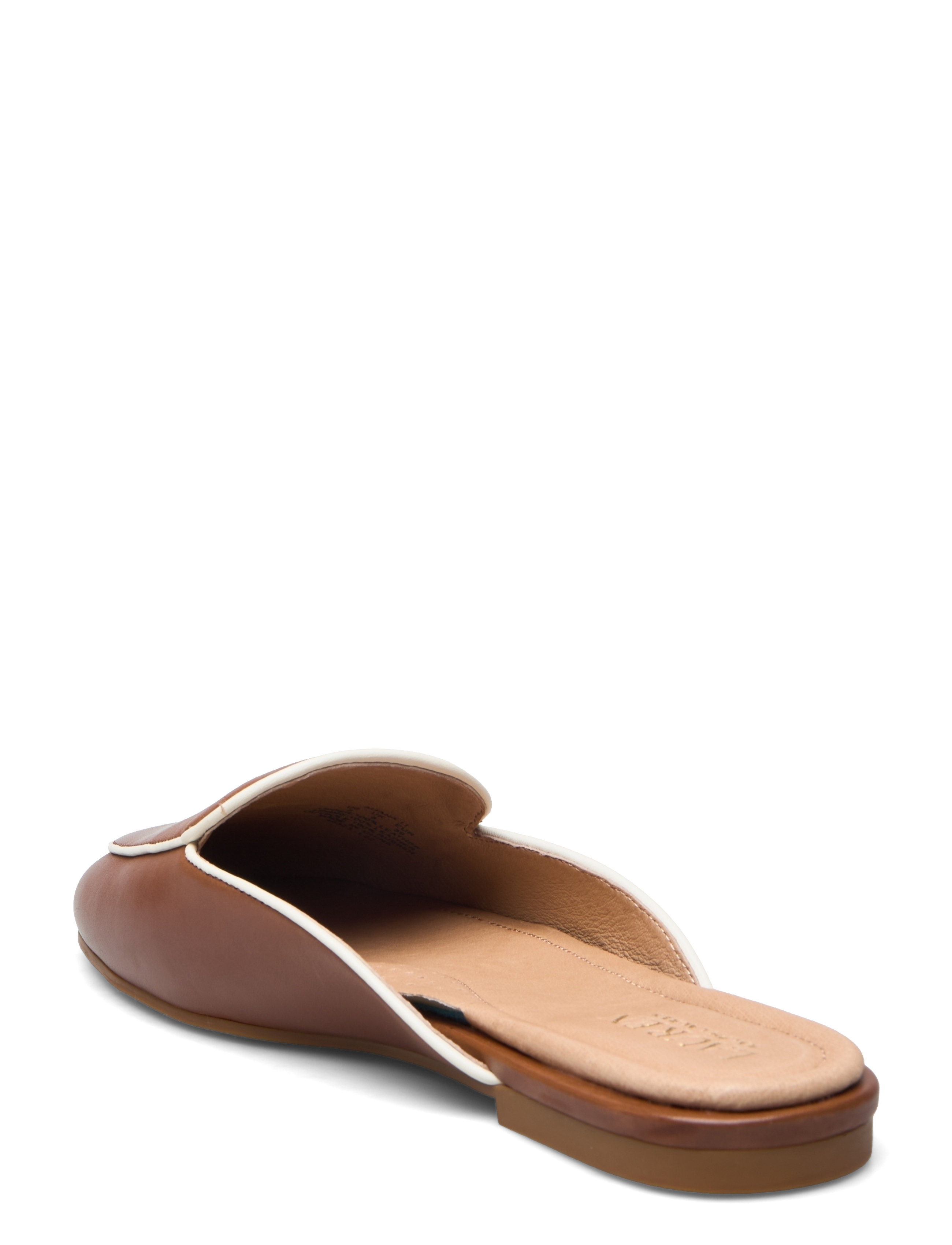 Lauren Ralph Lauren - Aliana II Burnished Leather Mule - deep saddle tan/v - 2