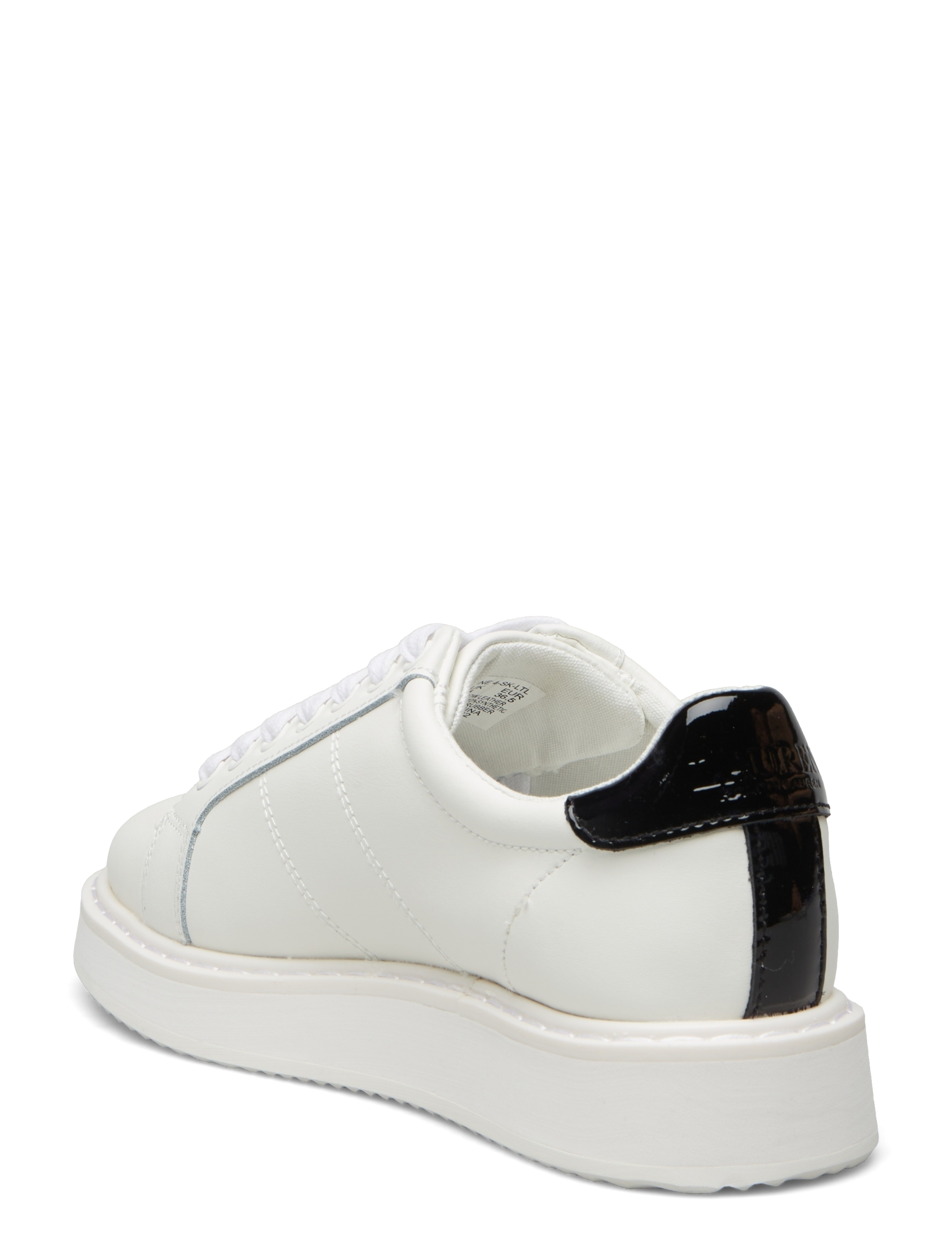 Lauren Ralph Lauren - Angeline IV Action Leather Sneaker - snow white/black - 2