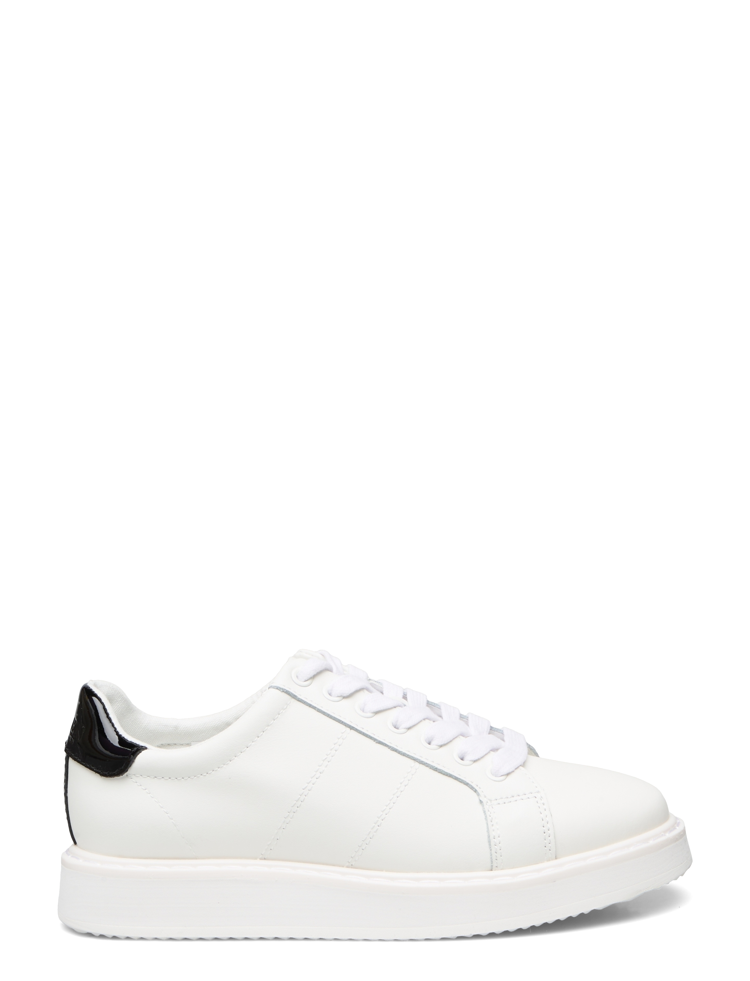 Lauren Ralph Lauren - Angeline IV Action Leather Sneaker - snow white/black - 1