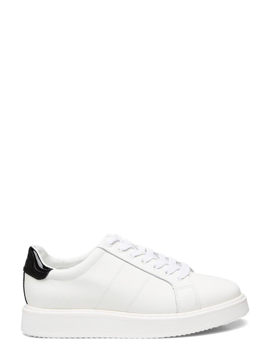 Lauren Ralph Lauren - Angeline IV Action Leather Sneaker - snow white/black - 1