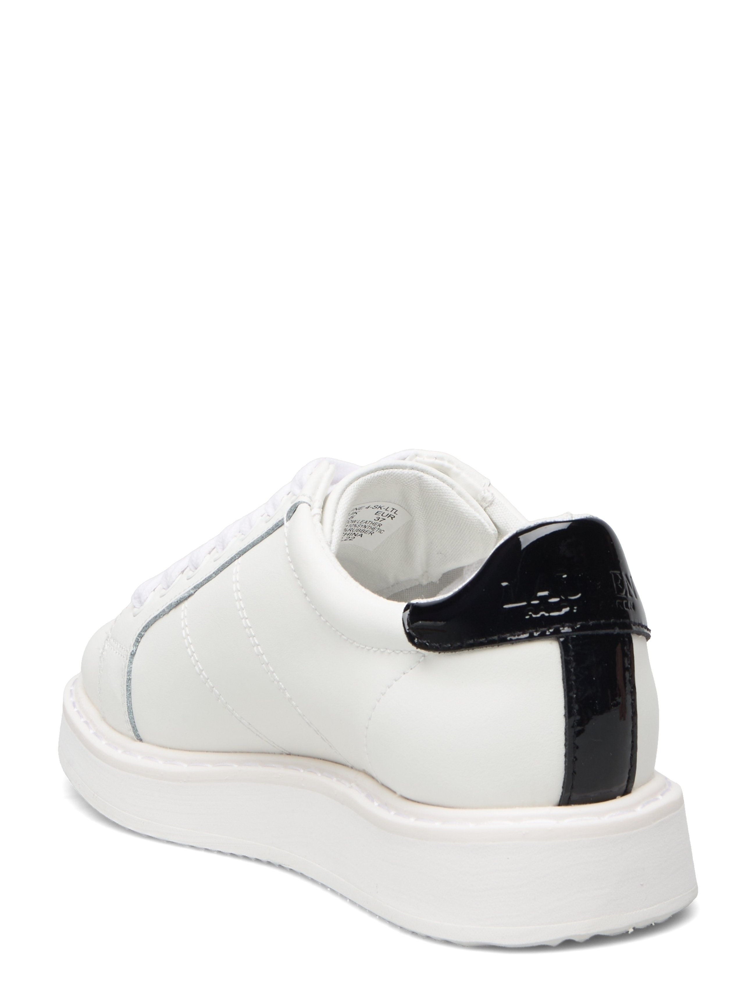 Lauren Ralph Lauren - Angeline IV Action Leather Sneaker - snow white/black - 2