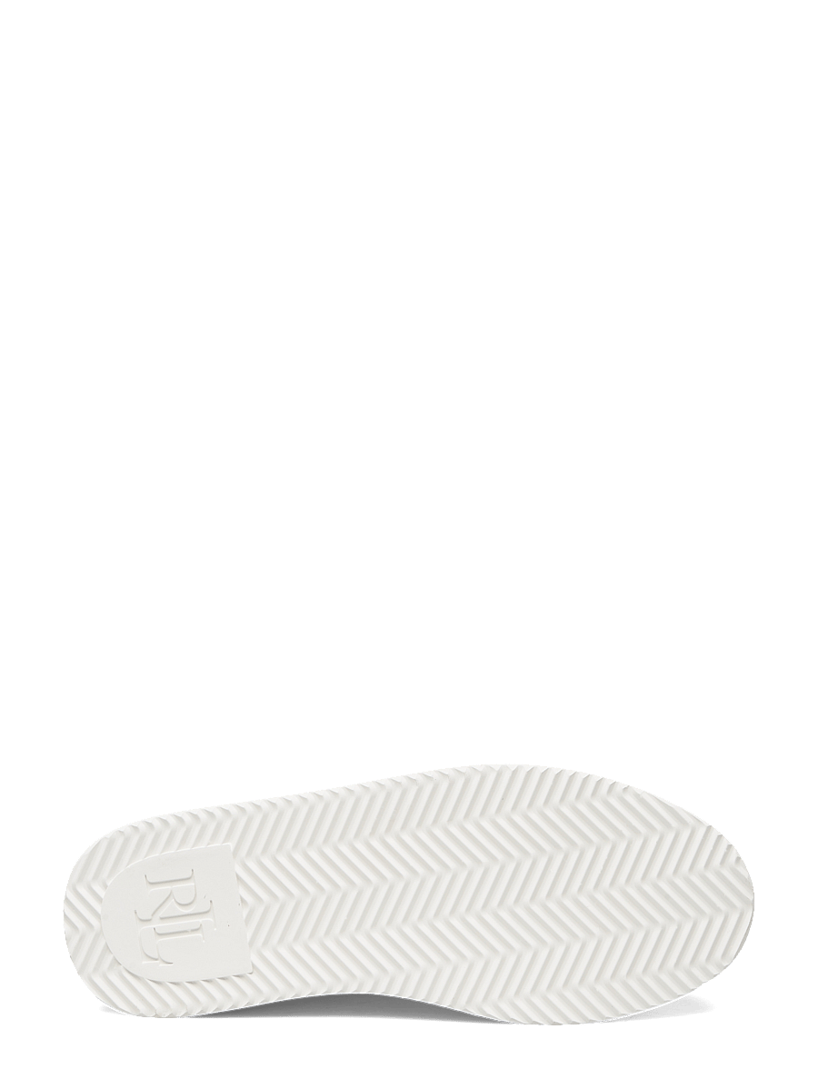 Lauren Ralph Lauren - Angeline IV Action Leather Sneaker - snow white/black - 4