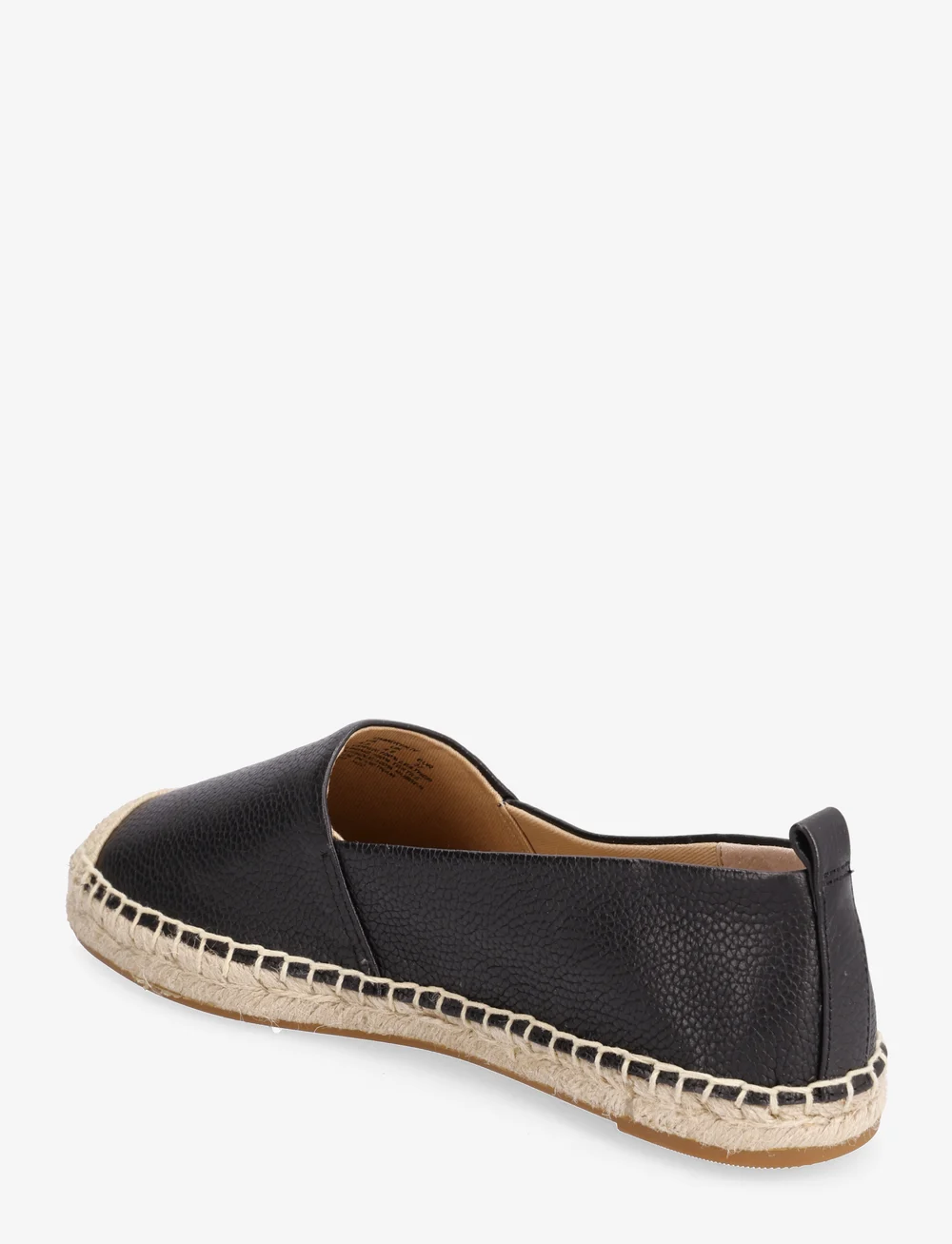 Lauren Ralph Lauren - Cameryn IV Tumbled Leather Espadrille - espadrillos - black - 2