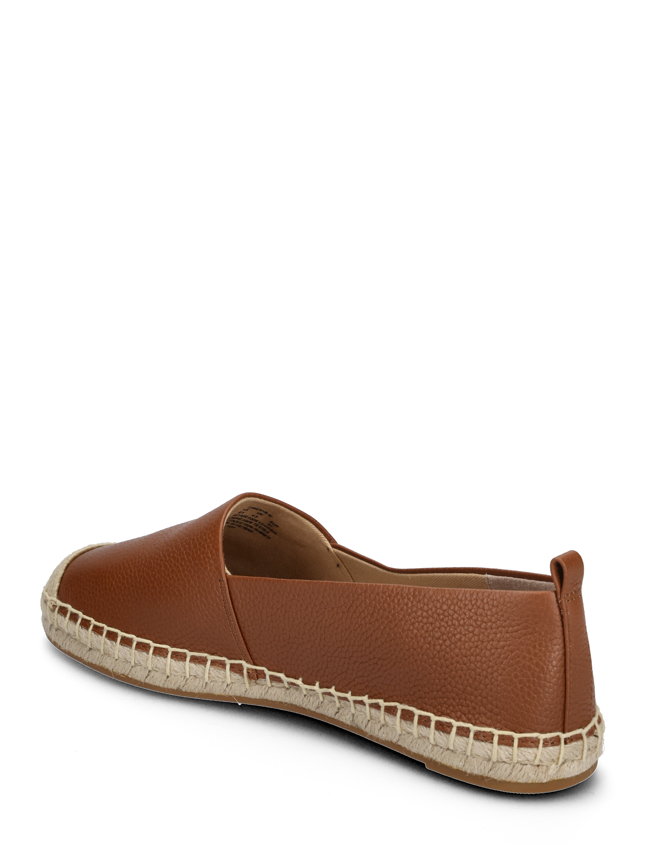 Lauren Ralph Lauren - Cameryn IV Tumbled Leather Espadrille - espadrillos - deep saddle tan - 2