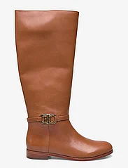 Lauren Ralph Lauren - Bridgette Burnished Leather Tall Boot - ilgaauliai - deep saddle tan - 1