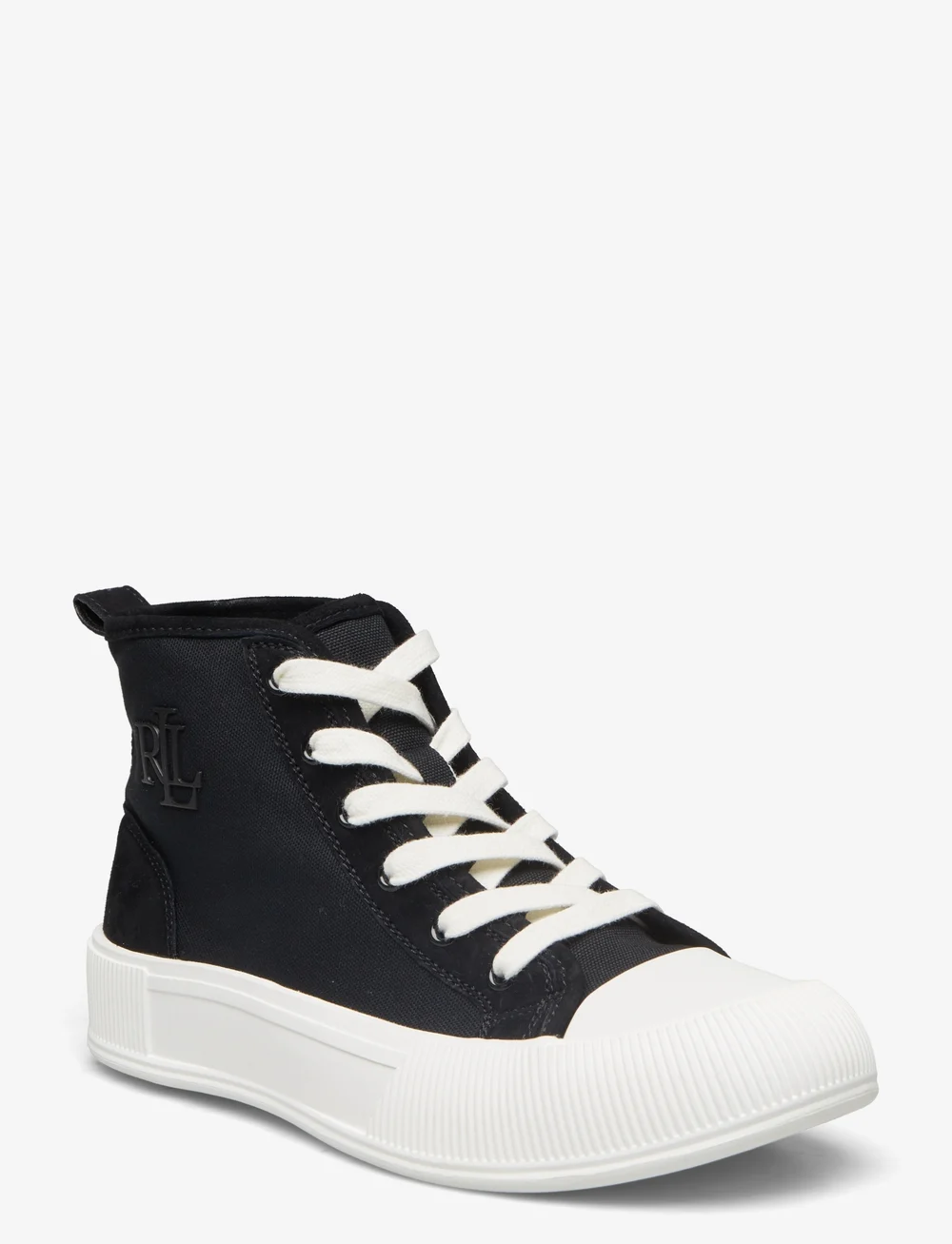 Lauren Ralph Lauren Dakota Canvas Suede High top Sneaker