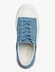 Lauren Ralph Lauren - Daisie Canvas &amp; Suede Trainer - sportiska stila apavi ar pazeminātu potītes daļu - provincial blue - 3