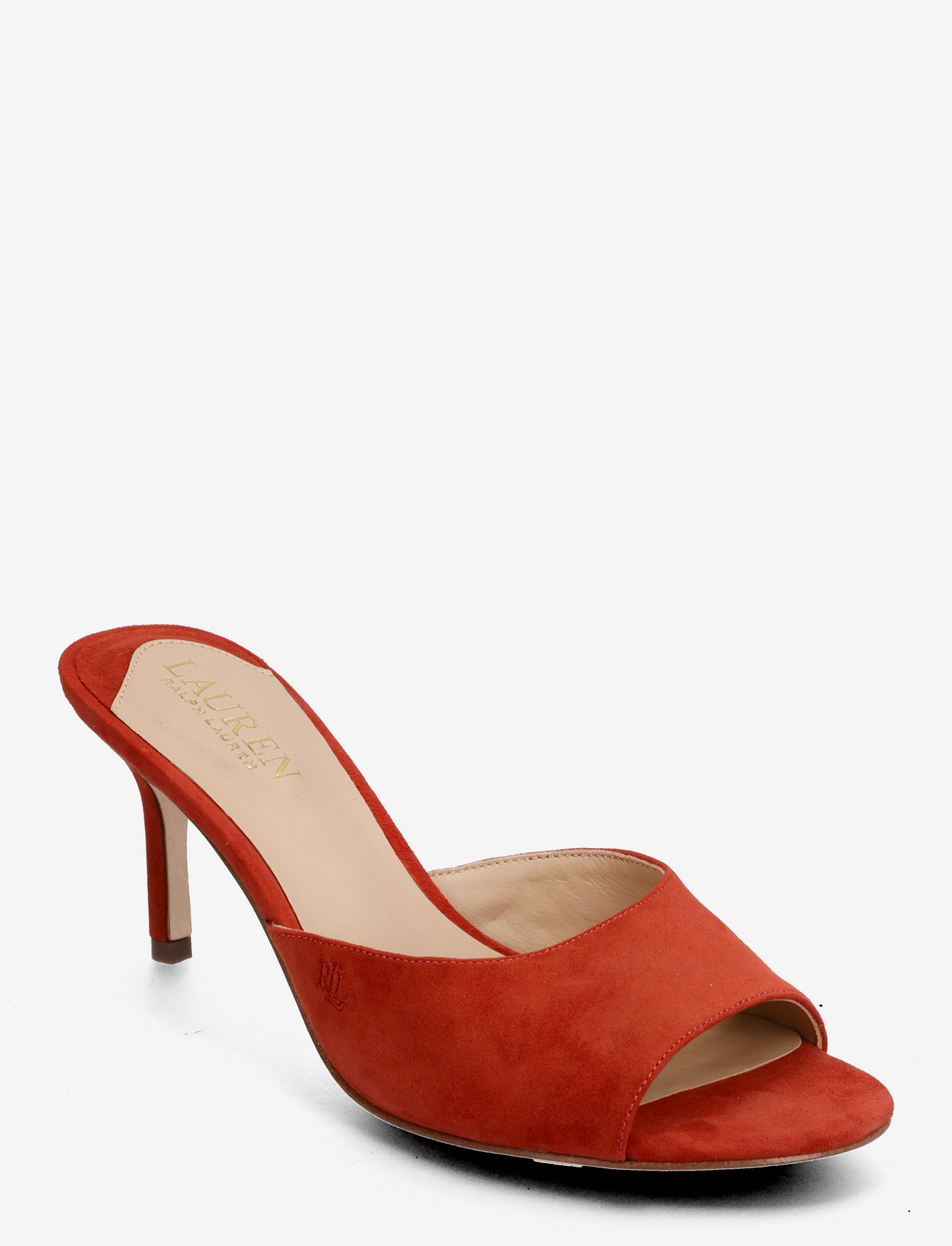 Lauren Ralph Lauren - Lyanna Suede Sandal - vakarėlių drabužiai išparduotuvių kainomis - red sunstone - 0