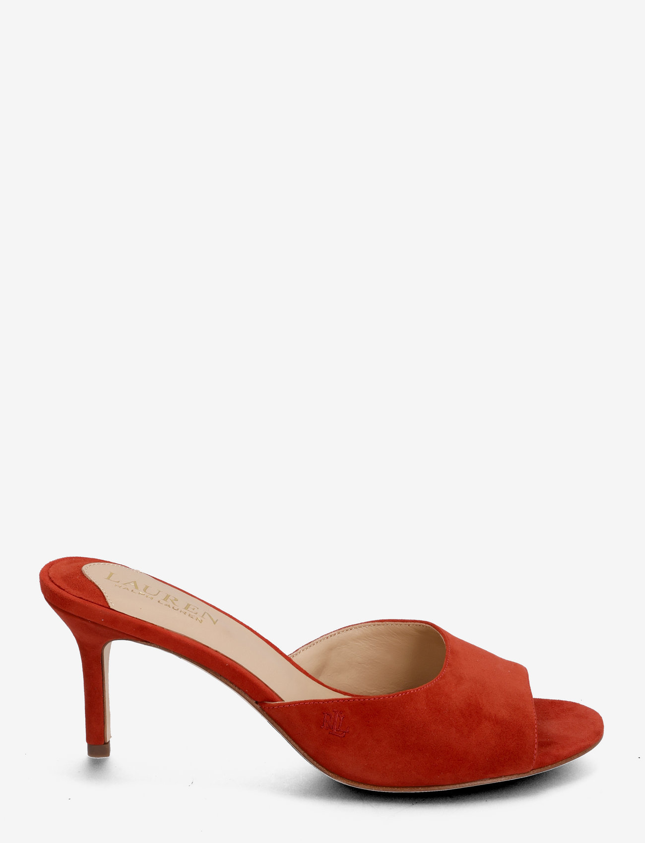 Lauren Ralph Lauren - Lyanna Suede Sandal - vakarėlių drabužiai išparduotuvių kainomis - red sunstone - 1
