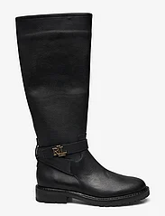 Lauren Ralph Lauren - Hallee Tumbled Leather Tall Boot - sievietēm - black - 1