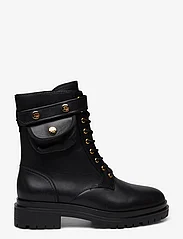 Lauren Ralph Lauren - Cammie Burnished Leather Boot - suvarstomi aulinukai - black - 1
