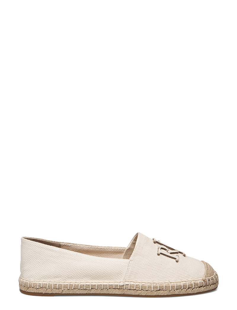 Lauren Ralph Lauren - Cameryn III Canvas & Leather Espadrille - espadrilles - soft white/ntrl/s - 1