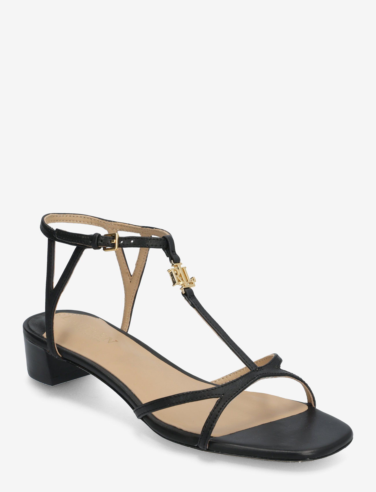 Lauren Ralph Lauren - Fallon Nappa Leather Sandal - black - 0
