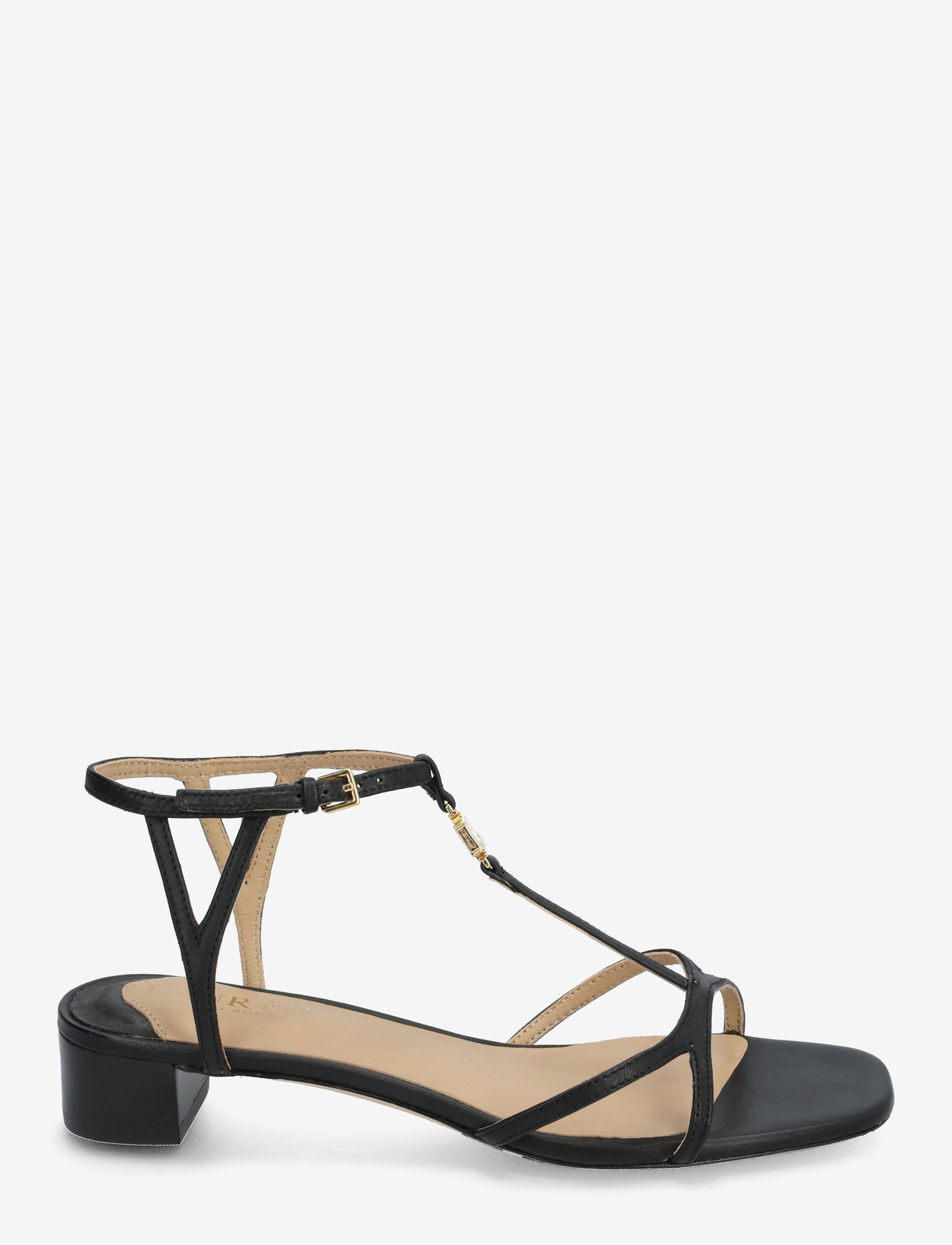 Lauren Ralph Lauren - Fallon Nappa Leather Sandal - black - 1