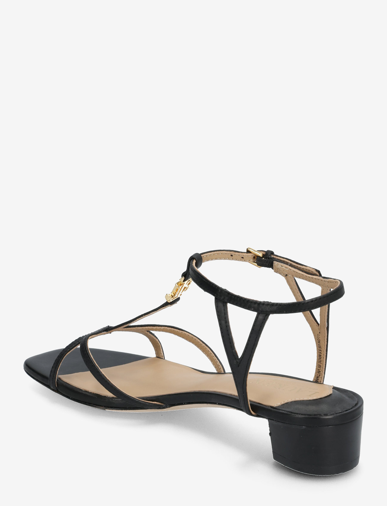 Lauren Ralph Lauren - Fallon Nappa Leather Sandal - black - 2