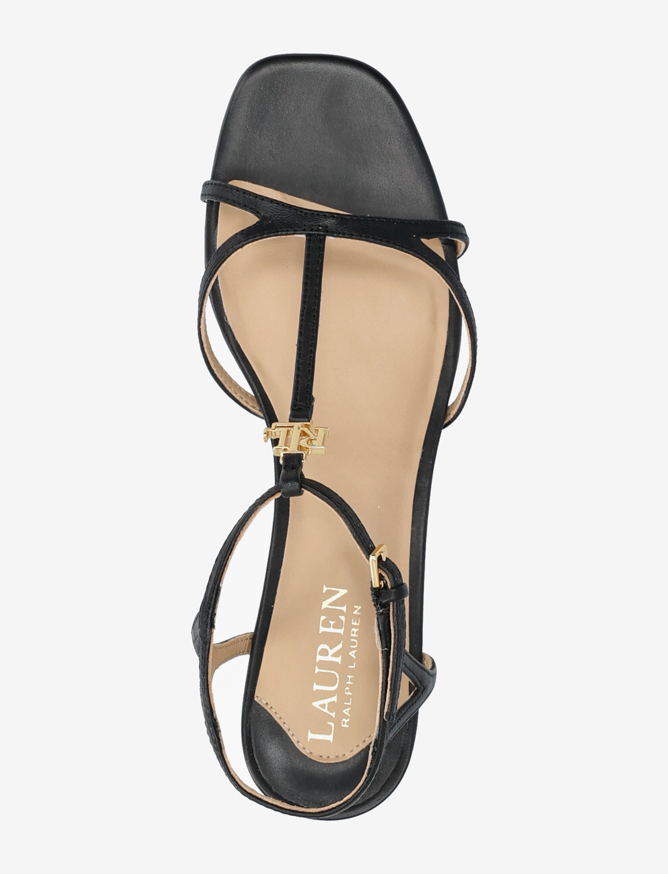 Lauren Ralph Lauren - Fallon Nappa Leather Sandal - black - 3